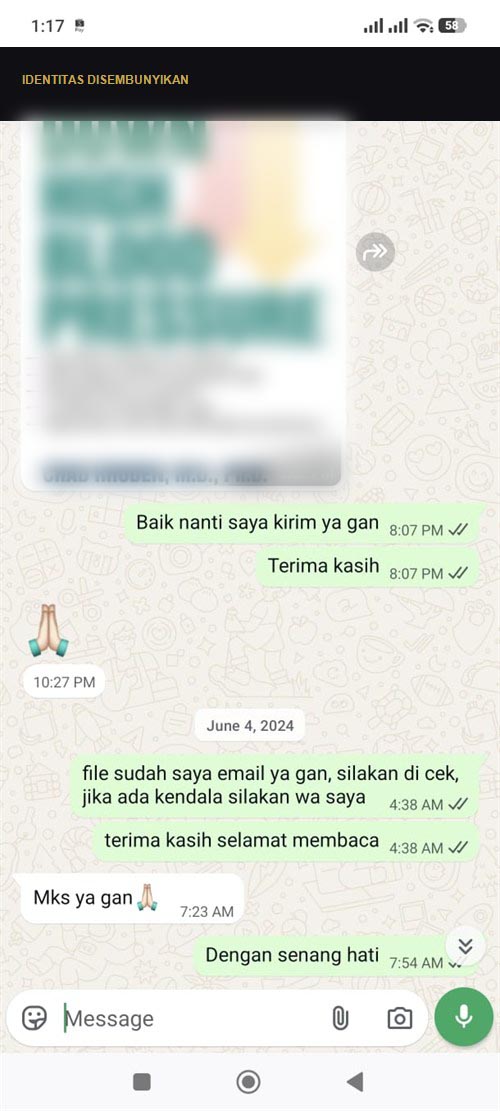 Cuplikan pengiriman ebook pada Juni 2024