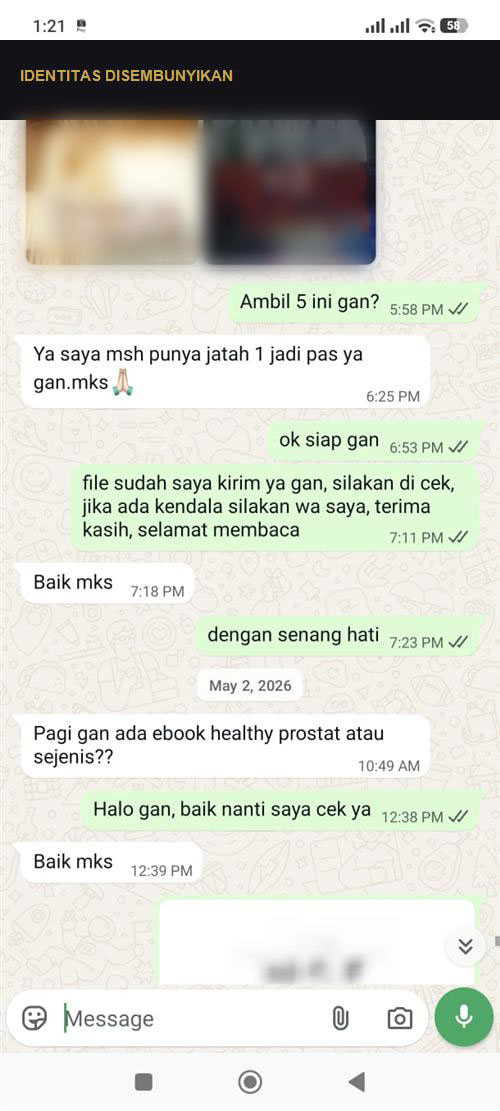 Cuplikan pelanggan memesan pada Mei 2026